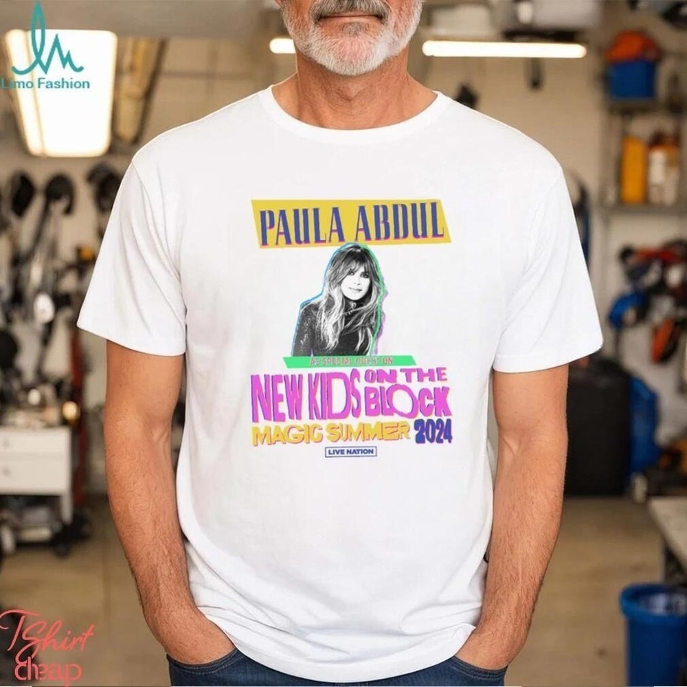 Paula Abdul New Kids On The Block The Magic Summer 2024 Unisex Tshirt - Picture 1 of 4